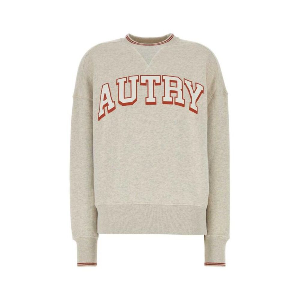 AUTRY Logo Sweatshirt Women GREY Sweaters & Knitwear